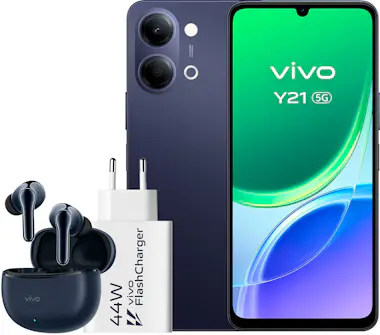 vivo Y21 5G 256GB+4GB RAM (Auricular+Cargador 44W) vivo Y21 5G 256GB+4GB RAM (Auricular+Cargador 44W)