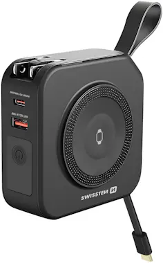 Swissten Powerbank All-in-One Pro 10000mAh MagSafe, USB, US Swissten Powerbank All-in-One Pro 10000mAh MagSafe, USB, US