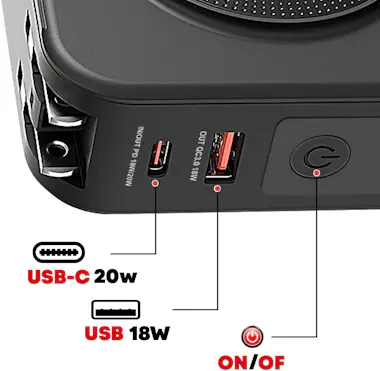 Swissten Powerbank All-in-One Pro 10000mAh MagSafe, USB, US Swissten Powerbank All-in-One Pro 10000mAh MagSafe, USB, US