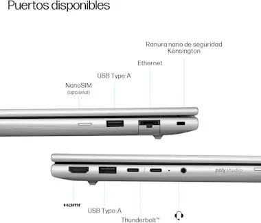 HP HP EliteBook 6 G1i 14 inch Notebook AI PC Wolf Pro HP HP EliteBook 6 G1i 14 inch Notebook AI PC Wolf Pro