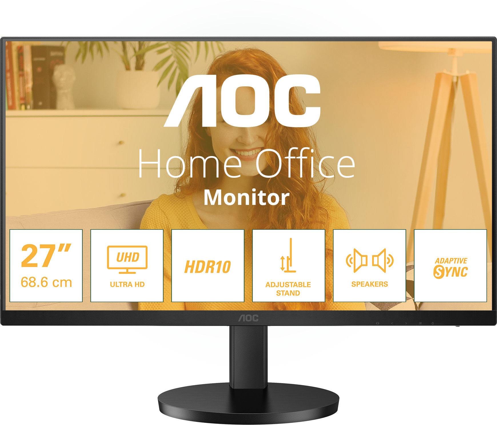 aoc u27b3af pantalla para pc 686 cm 27 pulgadas pulgadas 3840 x 2160 pixeles 4k ultra hd led negro