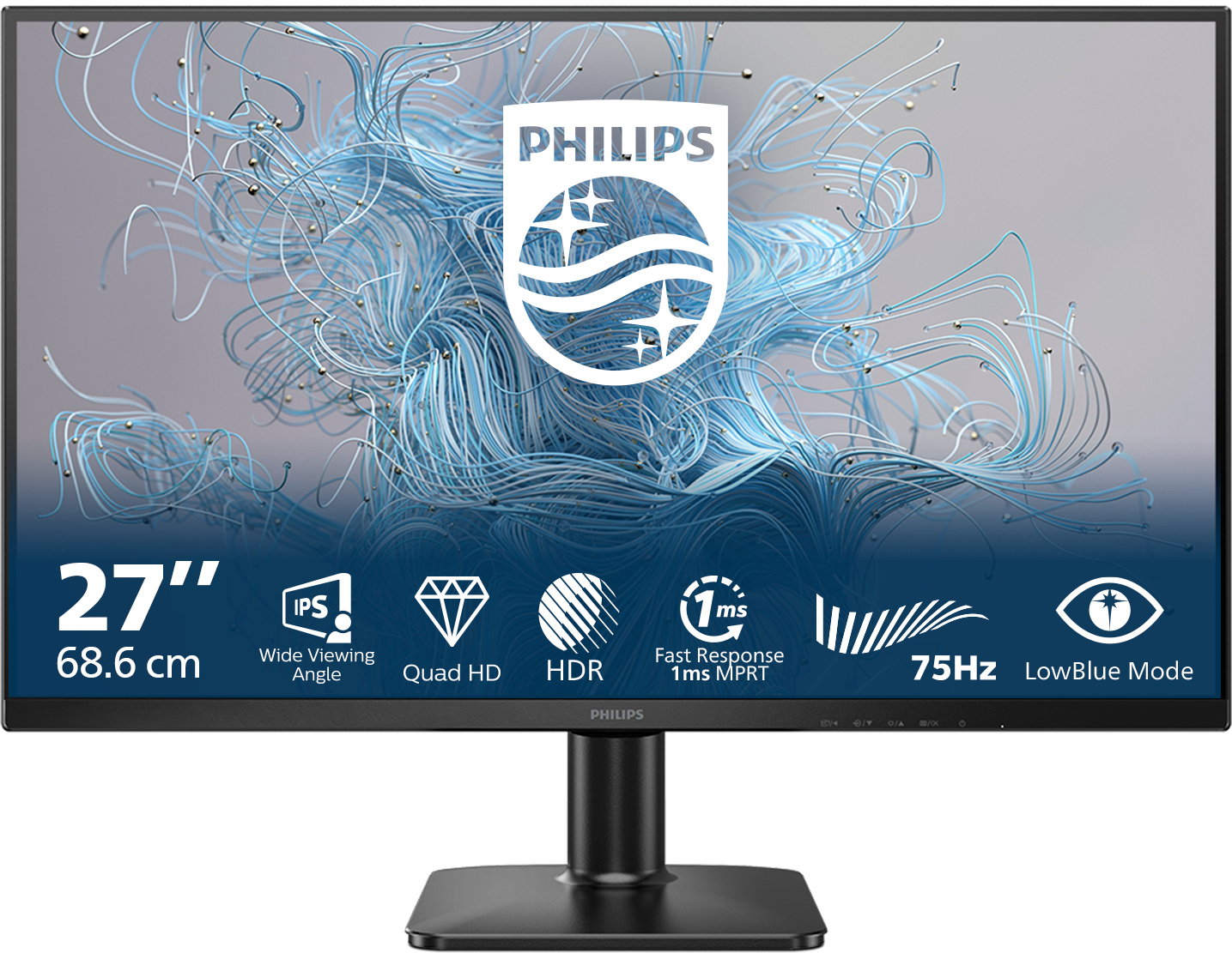 philips 1000 series 27e2n1500l00 pantalla para pc 686 cm 27 pulgadas pulgadas 2560 x 1440 pixeles quad hd led negro