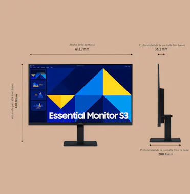 Samsung Samsung Monitor PC Profesional 27” Essential S3 S3 Samsung Samsung Monitor PC Profesional 27” Essential S3 S3