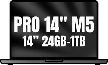 Apple Macbook Pro 14""/ M5 Pro 15-Core CPU/ 24GB/ 1TB SS Apple Macbook Pro 14""/ M5 Pro 15-Core CPU/ 24GB/ 1TB SS