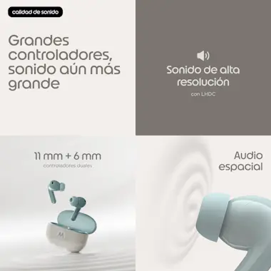 Motorola Motorola Moto Buds 2 Auriculares Inalámbrico Dentr Motorola Motorola Moto Buds 2 Auriculares Inalámbrico Dentr