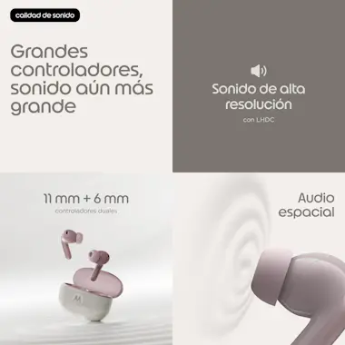 Motorola Motorola Moto Buds 2 Auriculares Inalámbrico Dentr Motorola Motorola Moto Buds 2 Auriculares Inalámbrico Dentr