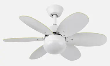 FABRILAMP Fabrilamp 175791642 ventilador Haya, Níquel, Plata FABRILAMP Fabrilamp 175791642 ventilador Haya, Níquel, Plata