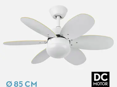 FABRILAMP Fabrilamp 175791642 ventilador Haya, Níquel, Plata FABRILAMP Fabrilamp 175791642 ventilador Haya, Níquel, Plata