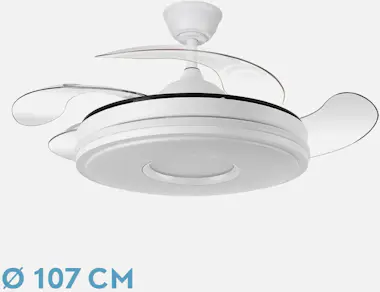 FABRILAMP Fabrilamp 165391401 ventilador Blanco FABRILAMP Fabrilamp 165391401 ventilador Blanco