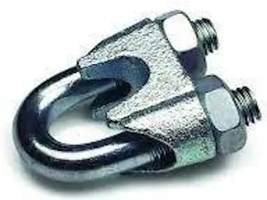 LTD Sujeta Cables Recto Galvanizado Din/741 3 Mm. LTD Sujeta Cables Recto Galvanizado Din/741 3 Mm.