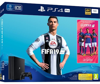 Sony PS4 Pro 1TB + FIFA 19 + PS Plus 14 días Sony PS4 Pro 1TB + FIFA 19 + PS Plus 14 días