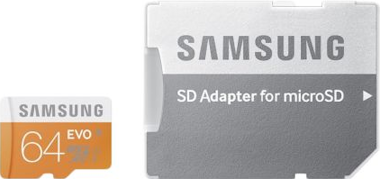 Samsung EVO 64GB MicroSDXC con adaptador Samsung EVO 64GB MicroSDXC con adaptador