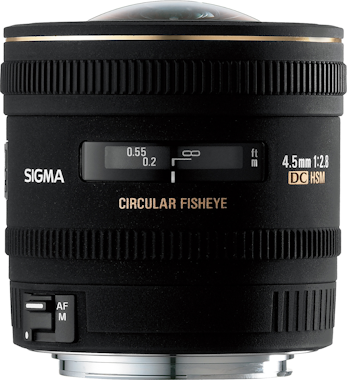 Sigma 4.5mm F2.8 EX DC HSM Circular Fisheye (Sigma)