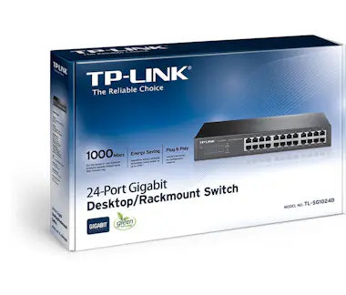 TP-Link TP-LINK 24-Port Gigabit Desktop/Rackmount Switch N TP-Link TP-LINK 24-Port Gigabit Desktop/Rackmount Switch N