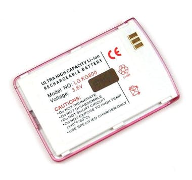 Generica Bateria para LG KG800 chocolate color rosa, Litio Generica Bateria para LG KG800 chocolate color rosa, Litio
