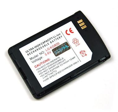 Generica Bateria para LG KG800 chocolate color negro, Litio Generica Bateria para LG KG800 chocolate color negro, Litio