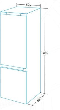 Edesa Edesa EFC-1821 NF EX nevera y congelador Independi Edesa Edesa EFC-1821 NF EX nevera y congelador Independi