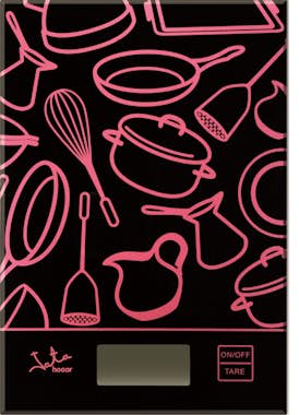 Jata JATA 727 Báscula electrónica de cocina Negro, Rosa Jata JATA 727 Báscula electrónica de cocina Negro, Rosa
