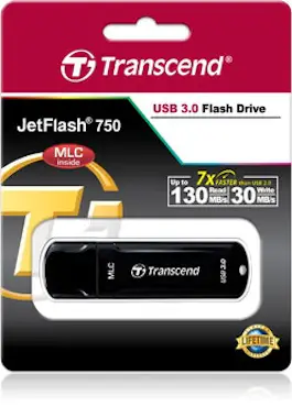 Transcend Transcend JetFlash 750, 64GB unidad flash USB USB Transcend Transcend JetFlash 750, 64GB unidad flash USB USB