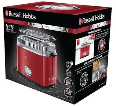 Russell Hobbs Russell Hobbs Retro Ribbon tostadora 2 rebanada(s) Russell Hobbs Russell Hobbs Retro Ribbon tostadora 2 rebanada(s)