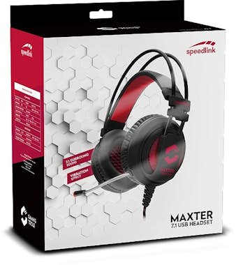 Speedlink SPEEDLINK MAXTER Binaural Diadema Negro, Rojo Speedlink SPEEDLINK MAXTER Binaural Diadema Negro, Rojo