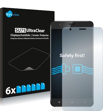 Savvies Protector de Pantalla para Blackview E7s [6 Unidad Savvies Protector de Pantalla para Blackview E7s [6 Unidad