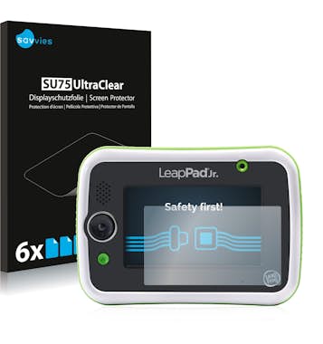 Savvies Protector de Pantalla para LeapFrog LeapPad Jr. [6 Savvies Protector de Pantalla para LeapFrog LeapPad Jr. [6