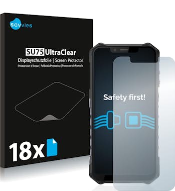 Savvies Protector de Pantalla para Ulefone Armor 6 [18 Uni Savvies Protector de Pantalla para Ulefone Armor 6 [18 Uni