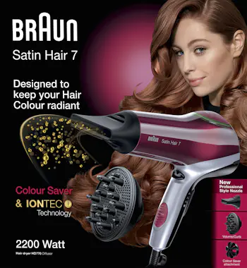 Braun Braun HD 770 Negro, Rojo 2000 W Braun Braun HD 770 Negro, Rojo 2000 W