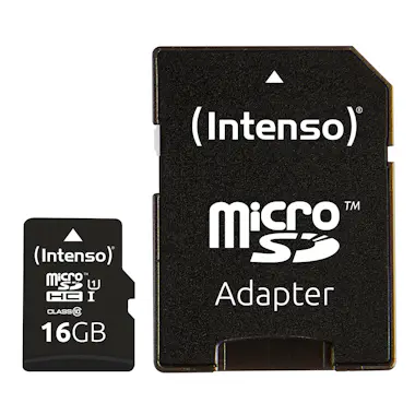 Intenso Intenso 3433470 memoria flash 16 GB MicroSDHC Clas Intenso Intenso 3433470 memoria flash 16 GB MicroSDHC Clas