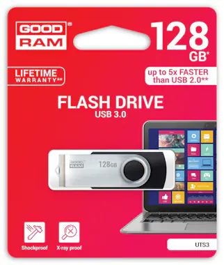 GOODRAM Goodram UTS3 unidad flash USB 128 GB 3.0 (3.1 Gen GOODRAM Goodram UTS3 unidad flash USB 128 GB 3.0 (3.1 Gen