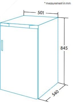 Edesa Edesa EFS-0812 WH nevera combi Independiente Blanc Edesa Edesa EFS-0812 WH nevera combi Independiente Blanc