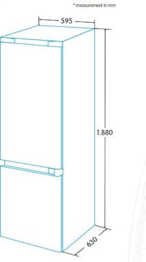 Edesa Edesa EFC-1832 NF WH nevera y congelador Independi Edesa Edesa EFC-1832 NF WH nevera y congelador Independi