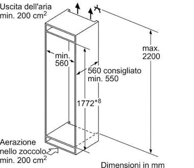 Bosch Bosch Serie 6 KIS86AF30 nevera y congelador Integr Bosch Bosch Serie 6 KIS86AF30 nevera y congelador Integr