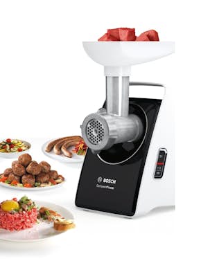 Bosch Bosch MFW3850B picadora 500 W Negro, Blanco Bosch Bosch MFW3850B picadora 500 W Negro, Blanco