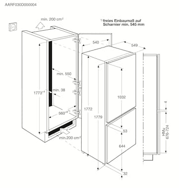 Zanussi Zanussi ZBB28441SA nevera y congelador Integrado B Zanussi Zanussi ZBB28441SA nevera y congelador Integrado B