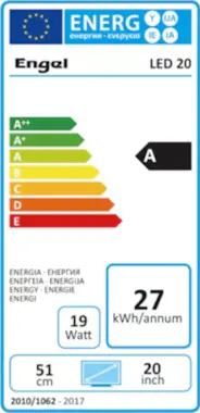 Engel Televisor LED 20" LE2050 Engel Televisor LED 20" LE2050