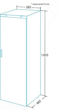 Edesa Edesa EZS-1822 NF EX Independiente Vertical Acero Edesa Edesa EZS-1822 NF EX Independiente Vertical Acero