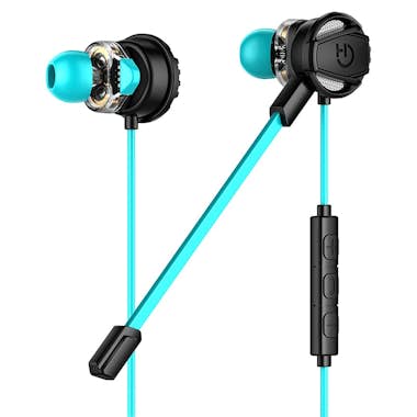 Hiditec Hiditec Taiko Binaural Dentro de oído Negro, Turqu Hiditec Hiditec Taiko Binaural Dentro de oído Negro, Turqu