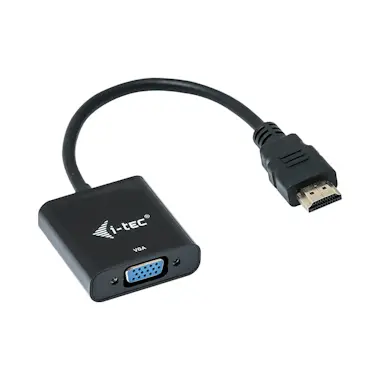 i-tec i-tec HDMI2VGAADA adaptador de cable HDMI VGA Negr i-tec i-tec HDMI2VGAADA adaptador de cable HDMI VGA Negr