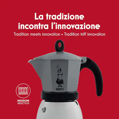 Bialetti Bialetti Moka Induction Aluminio, Antracita, Negro Bialetti Bialetti Moka Induction Aluminio, Antracita, Negro
