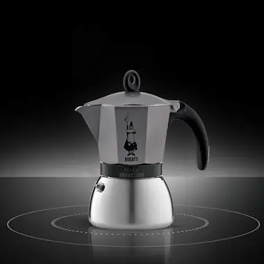 Bialetti Bialetti Moka Induction Aluminio, Antracita, Negro Bialetti Bialetti Moka Induction Aluminio, Antracita, Negro
