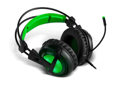 BG BG Xonar-X6 Binaural Diadema Negro, Verde BG BG Xonar-X6 Binaural Diadema Negro, Verde