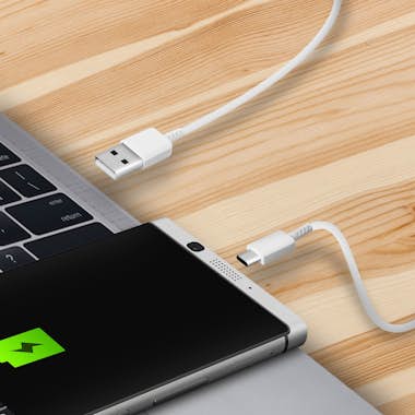 Samsung Cable USB a USB tipo C Original - Blanco Samsung Cable USB a USB tipo C Original - Blanco
