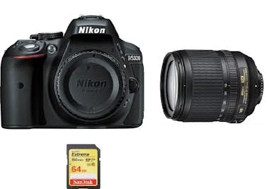 Nikon NIKON D5300 + AF-S 18-105MM F3.5-5.6G ED VR + 64GB Nikon NIKON D5300 + AF-S 18-105MM F3.5-5.6G ED VR + 64GB