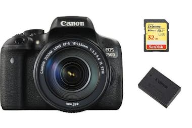 Canon CANON EOS 750D KIT EF-S 18-135mm F3.5-5.6 IS STM + Canon CANON EOS 750D KIT EF-S 18-135mm F3.5-5.6 IS STM +