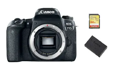 Canon CANON EOS 77D Cuerpo + Tarjeta SD de 64GB + Bateri Canon CANON EOS 77D Cuerpo + Tarjeta SD de 64GB + Bateri