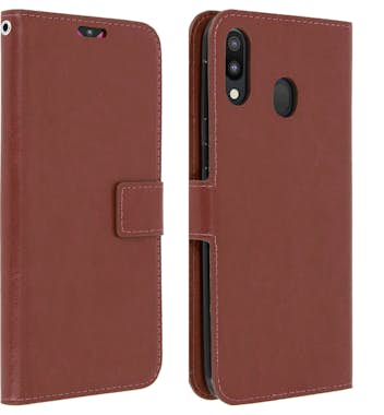 Avizar Funda cartera Vintage para Samsung Galaxy M20 - Ma Avizar Funda cartera Vintage para Samsung Galaxy M20 - Ma