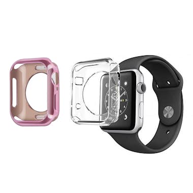 Dux Ducis 2x Carcasas para Apple Watch 42/44 mm de Silicona Dux Ducis 2x Carcasas para Apple Watch 42/44 mm de Silicona