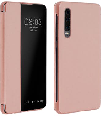 Avizar Funda Huawei P30 con Ventana inteligente - Rosa Avizar Funda Huawei P30 con Ventana inteligente - Rosa